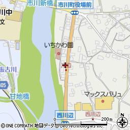 兵庫県神崎郡市川町西川辺454周辺の地図