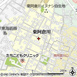 三重県四日市市東阿倉川304周辺の地図