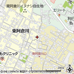 三重県四日市市東阿倉川250周辺の地図