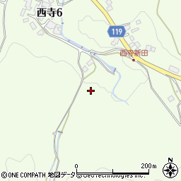 滋賀県湖南市西寺周辺の地図