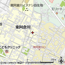 三重県四日市市東阿倉川254周辺の地図