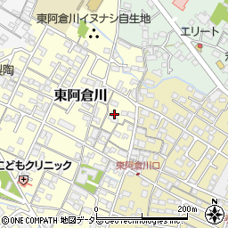 三重県四日市市東阿倉川254周辺の地図