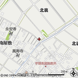 愛知県安城市浜屋町北裏191周辺の地図