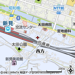 岡山県新見市西方438周辺の地図