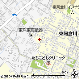三重県四日市市東阿倉川409-2周辺の地図