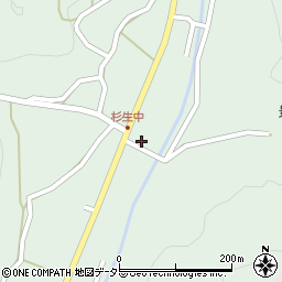 兵庫県川辺郡猪名川町杉生森ノ本周辺の地図