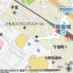 グローリアス新安城周辺の地図