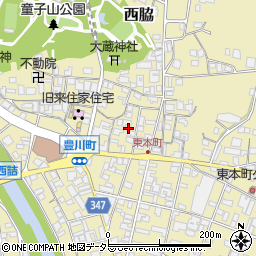 兵庫県西脇市西脇447周辺の地図