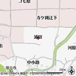 京都府亀岡市曽我部町中浦田周辺の地図