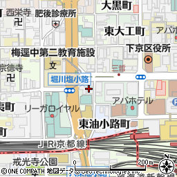 京都府京都市下京区南不動堂町5-4周辺の地図