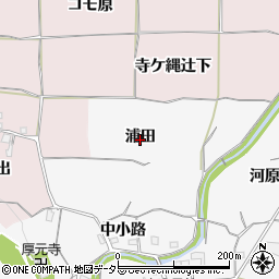 京都府亀岡市曽我部町中（浦田）周辺の地図