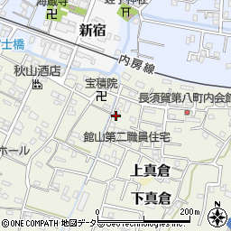 千葉県館山市下真倉557周辺の地図