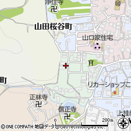 京都府京都市西京区山田南町22周辺の地図