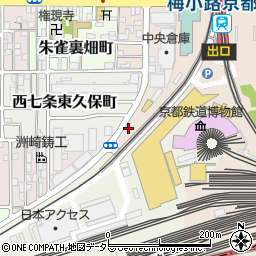 京都府京都市下京区朱雀内畑町44周辺の地図