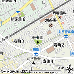 寿公園トイレ周辺の地図