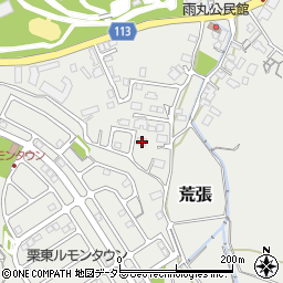 滋賀県栗東市荒張992-77周辺の地図