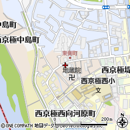 京都府京都市右京区西京極東側町23周辺の地図