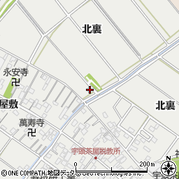 愛知県安城市浜屋町北裏188周辺の地図
