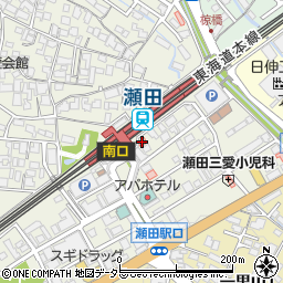 瀬田大昭ビル周辺の地図