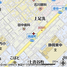 静岡県静岡市葵区銭座町88-4周辺の地図