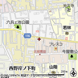 京都船越珈琲店周辺の地図