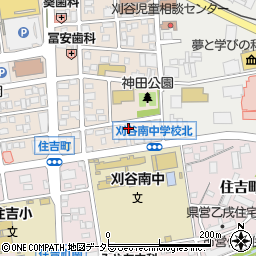 愛知県刈谷市若松町5丁目25周辺の地図