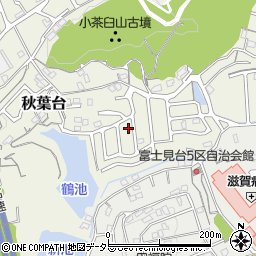滋賀県大津市秋葉台19-18周辺の地図