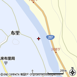 愛知県新城市布里坤立周辺の地図