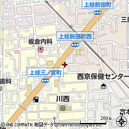 京都府京都市西京区上桂三ノ宮町54-1周辺の地図