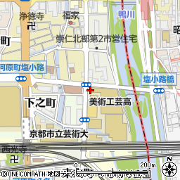 京都府京都市下京区川端町12周辺の地図