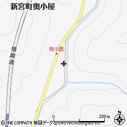 兵庫県たつの市新宮町奥小屋291周辺の地図