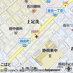 静岡県静岡市葵区銭座町44周辺の地図