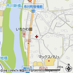 兵庫県神崎郡市川町西川辺446周辺の地図