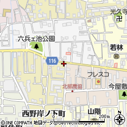 渋谷西野道周辺の地図