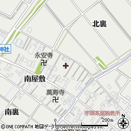 愛知県安城市浜屋町北裏15周辺の地図