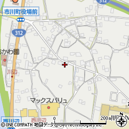 兵庫県神崎郡市川町西川辺422周辺の地図