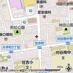 知多信用金庫刈谷支店周辺の地図