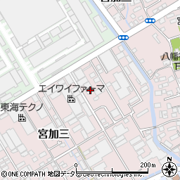 静岡県静岡市清水区宮加三321-1周辺の地図