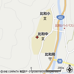 広島県庄原市比和町比和1052周辺の地図