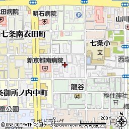 京都府京都市下京区西七条石井町周辺の地図