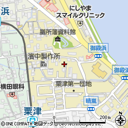 滋賀県大津市御殿浜19-22周辺の地図