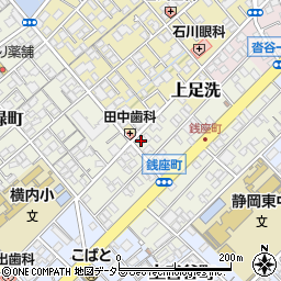 静岡県静岡市葵区銭座町108-2周辺の地図