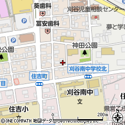愛知県刈谷市若松町5丁目10周辺の地図