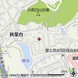 滋賀県大津市秋葉台21-10周辺の地図