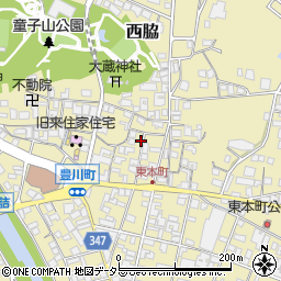 兵庫県西脇市西脇453-4周辺の地図