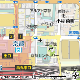 京都ほぐし堂　京都駅前店周辺の地図