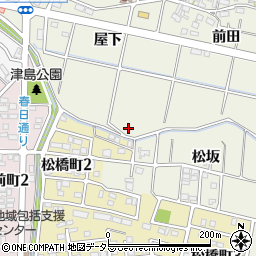 愛知県岡崎市東阿知和町周辺の地図