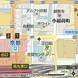 中古パソコン市場京都駅前店周辺の地図
