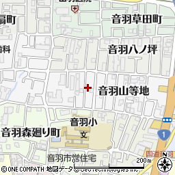 京都府京都市山科区音羽山等地15周辺の地図