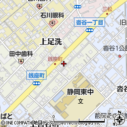 静岡県静岡市葵区銭座町48周辺の地図